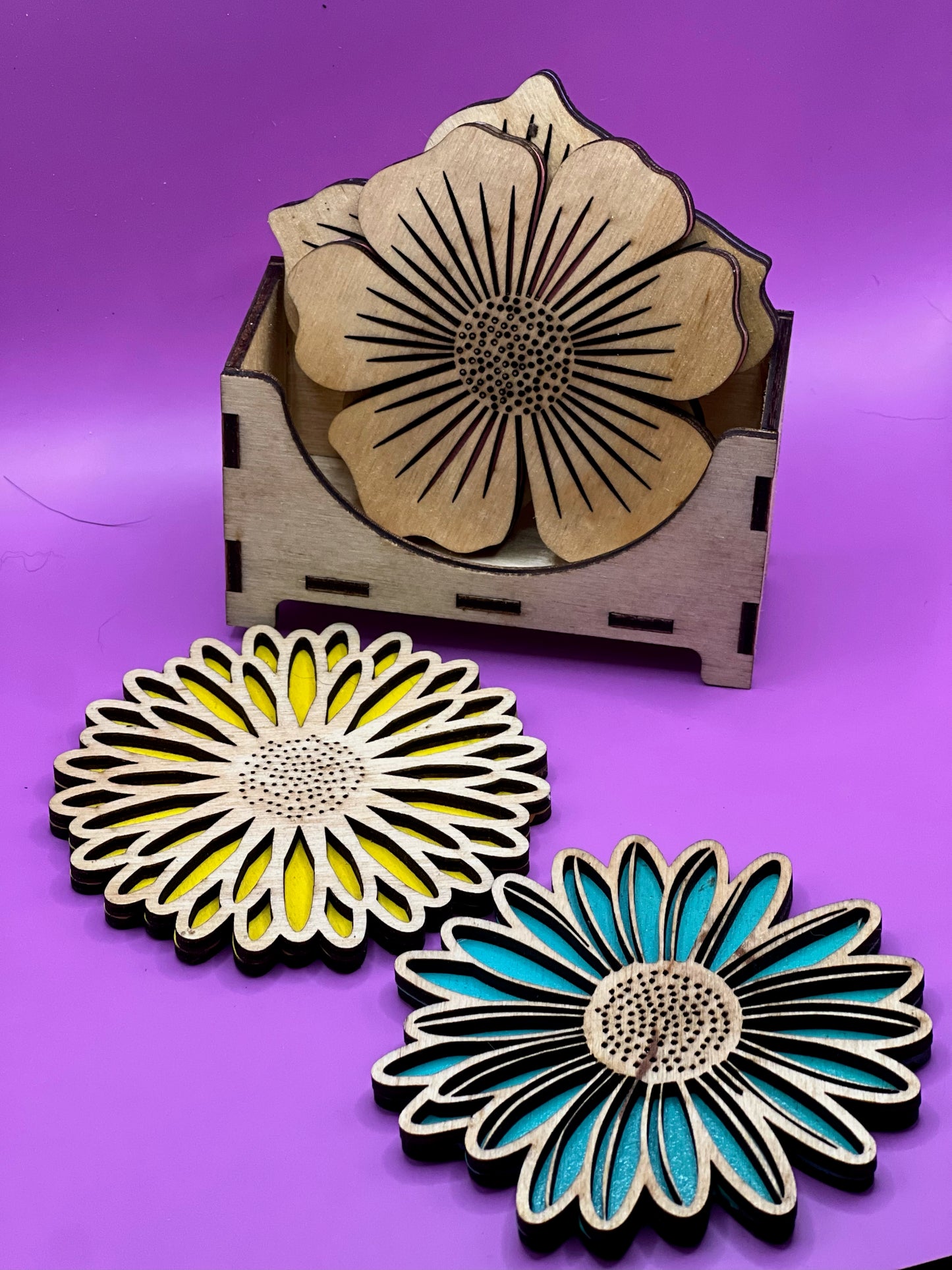 Floral Coasters
